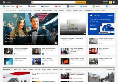 page msn accueil|Bienvenue sur la page d’accueil de MSN